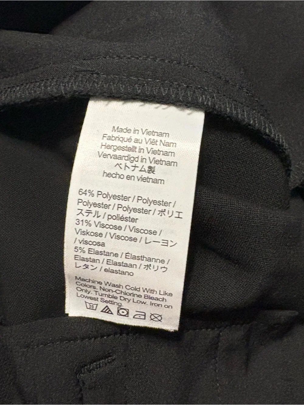 J. Crew Kate Straight Leg Pant in Four Season Stretch Size 14 Black Workwear
